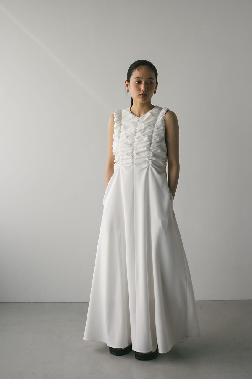 STYLEMIXER「シャーリングギャザーワンピース」|ワンピース|