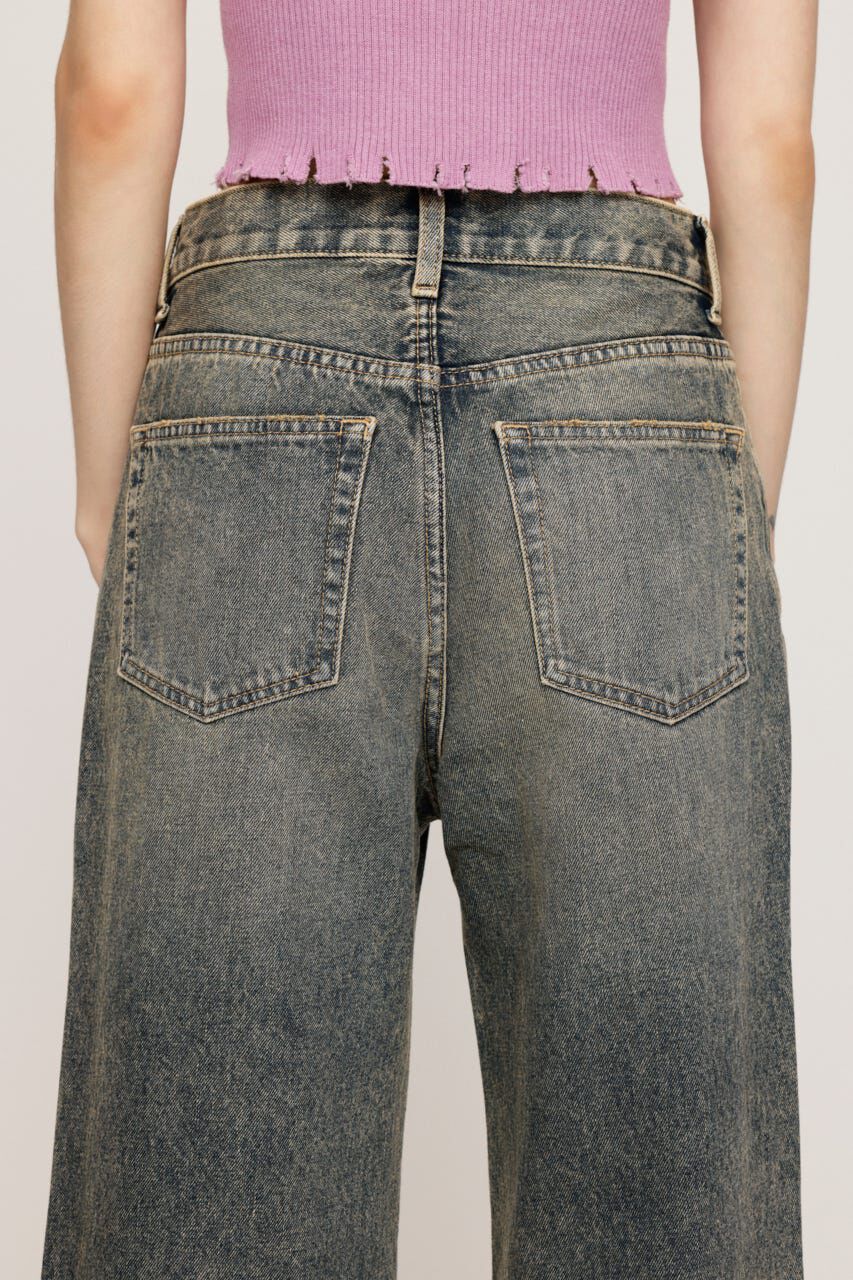 SLY「L／W WIDE FLARE パンツ」|デニム|