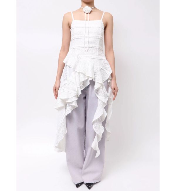 CALNAMUR「アシンメトリーヘムワンピース」|ワンピース|