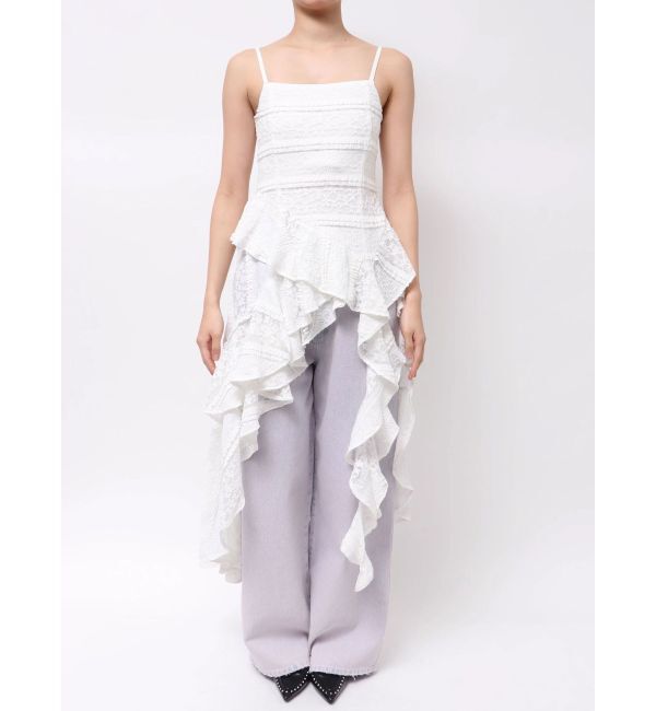 CALNAMUR「アシンメトリーヘムワンピース」|ワンピース|