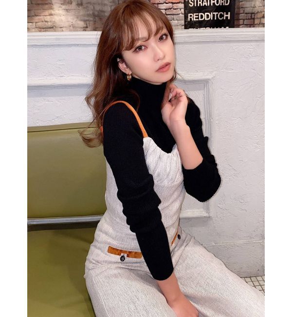 RESEXXY「バイカラーツイードビスチェ【セットアップ着用可能】」|シャツ・ブラウス|