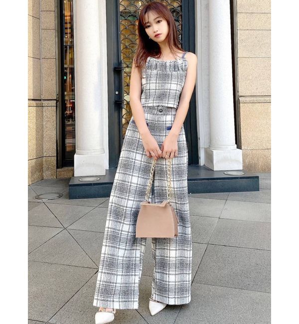 RESEXXY「バイカラーツイードビスチェ【セットアップ着用可能】」|シャツ・ブラウス|