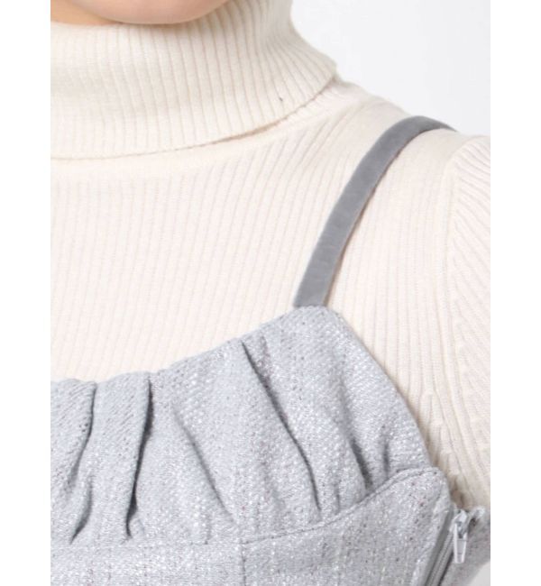 RESEXXY「バイカラーツイードビスチェ【セットアップ着用可能】」|シャツ・ブラウス|