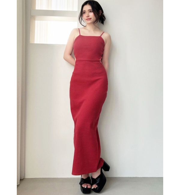 RESEXXY「テレコリブキャミワンピース」|ワンピース|