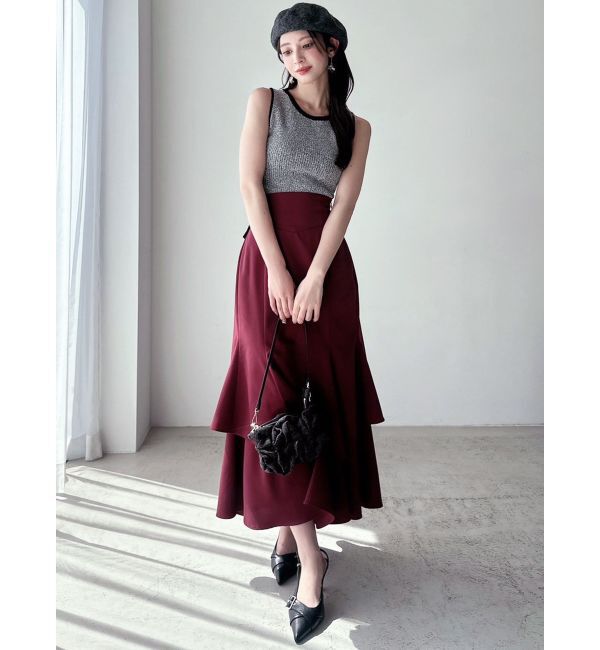 RESEXXY「メランジニットタンク」|タンクトップ|