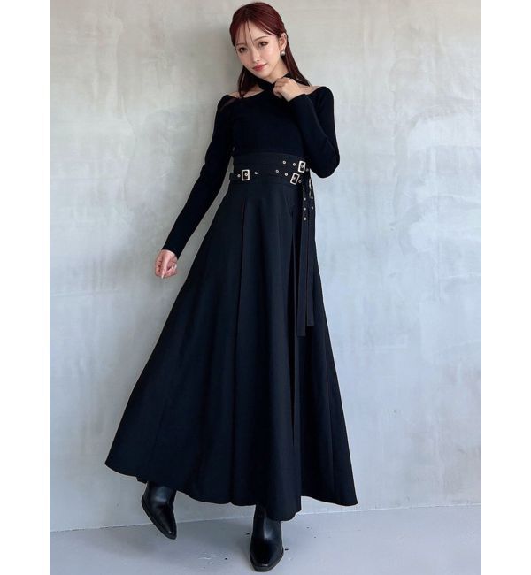 RESEXXY「ランダムベルトフレアワンピース」|ワンピース|