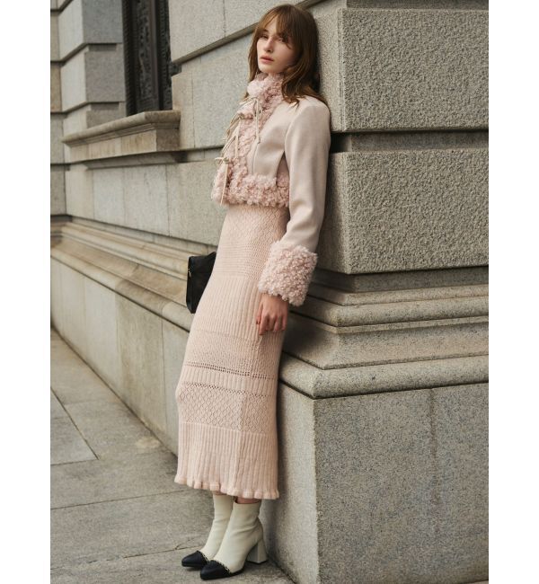 RESEXXY「クロシェニットタイトワンピース」|ワンピース|