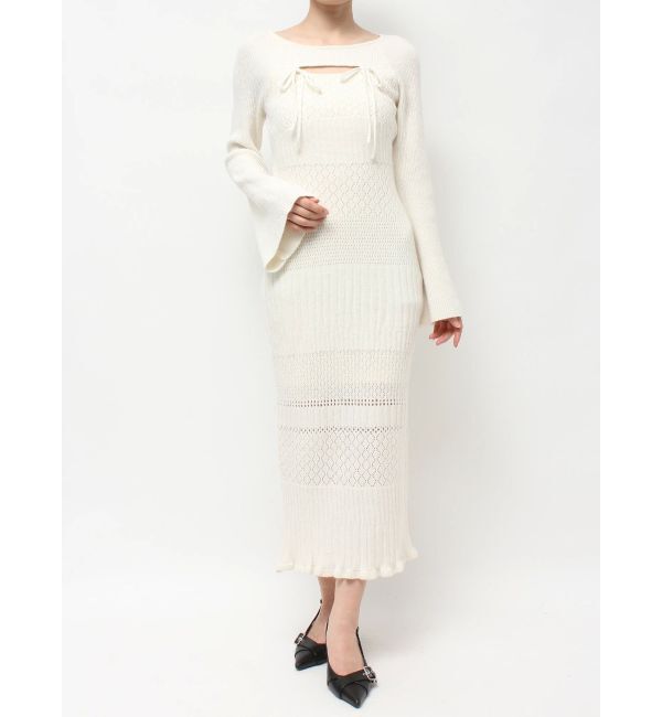 RESEXXY「クロシェニットタイトワンピース」|ワンピース|