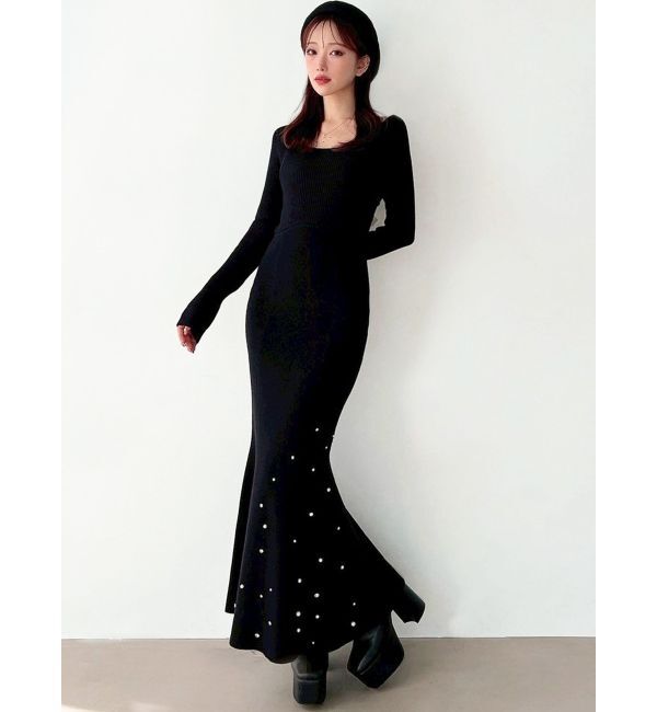 RESEXXY「ヘムルミナスマーメイドニットワンピース」|ワンピース|