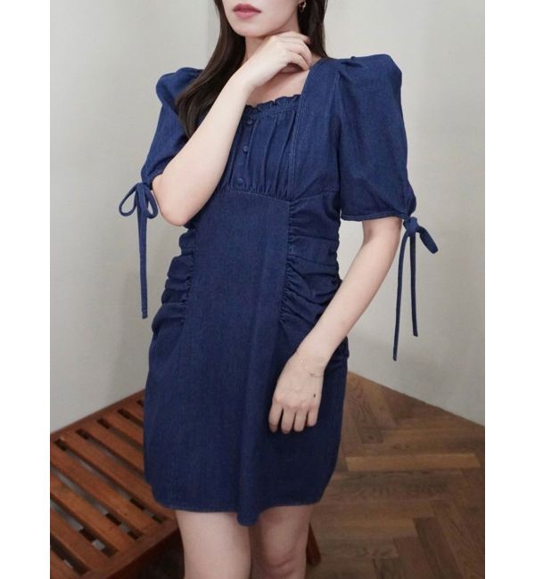 dazzlin「ギャザーデザインアソートミニワンピース」|ワンピース|