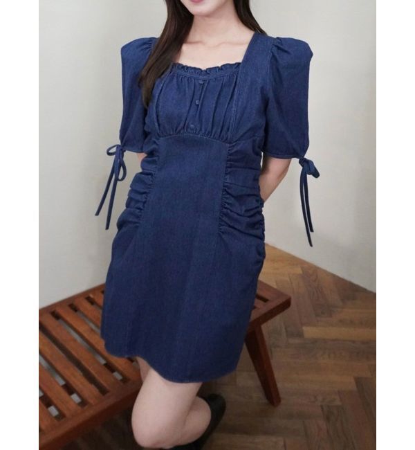 dazzlin「ギャザーデザインアソートミニワンピース」|ワンピース|