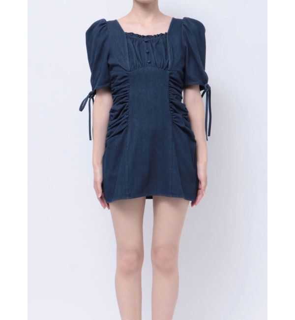 dazzlin「ギャザーデザインアソートミニワンピース」|ワンピース|