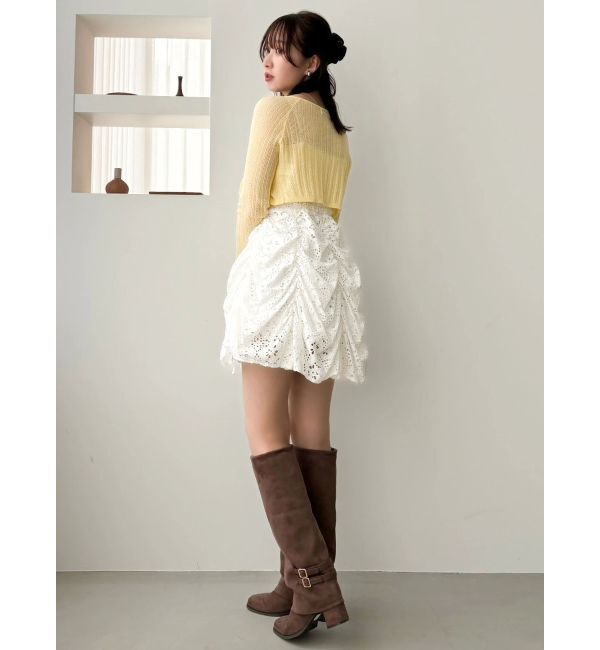 dazzlin「ギャザーリボンミニワンピース」|ワンピース|