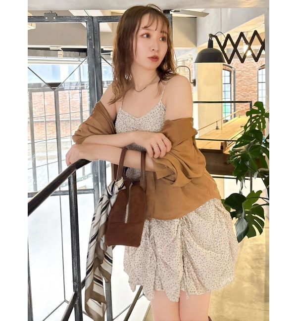 dazzlin「ギャザーリボンミニワンピース」|ワンピース|