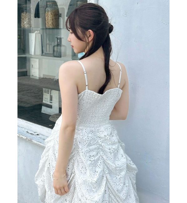 dazzlin「ギャザーリボンミニワンピース」|ワンピース|