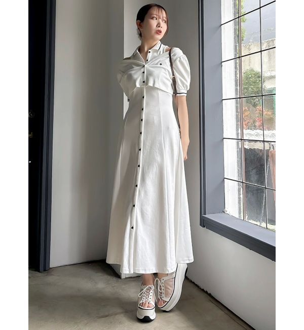 dazzlin「【POLO BCSコラボ/再生産】レイヤードポロワンピース」|ワンピース|