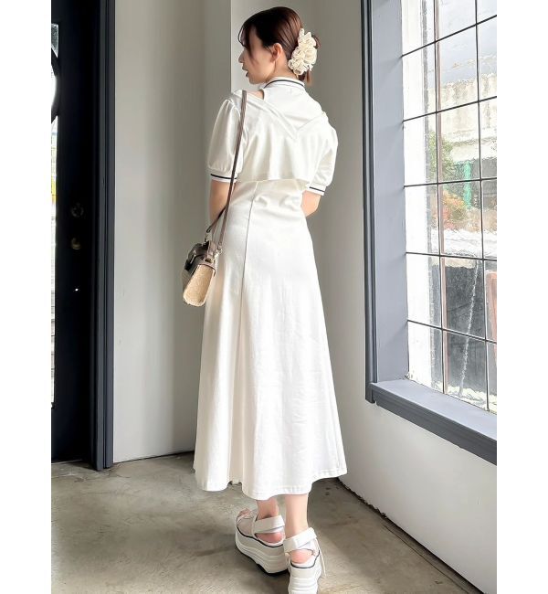 dazzlin「【POLO BCSコラボ/再生産】レイヤードポロワンピース」|ワンピース|