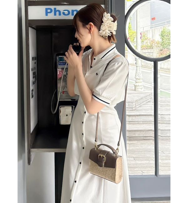 dazzlin「【POLO BCSコラボ/再生産】レイヤードポロワンピース」|ワンピース|