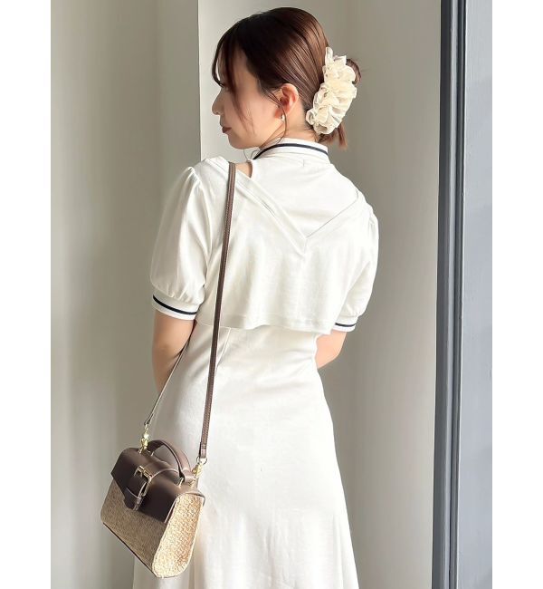 dazzlin「【POLO BCSコラボ/再生産】レイヤードポロワンピース」|ワンピース|