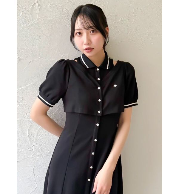 dazzlin「【POLO BCSコラボ/再生産】レイヤードポロワンピース」|ワンピース|