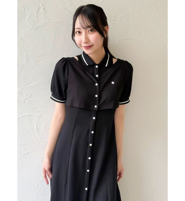 dazzlin「【POLO BCSコラボ/再生産】レイヤードポロワンピース」|ワンピース|