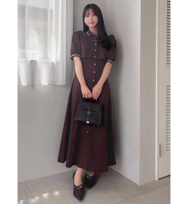 dazzlin「【POLO BCSコラボ/再生産】レイヤードポロワンピース」|ワンピース|