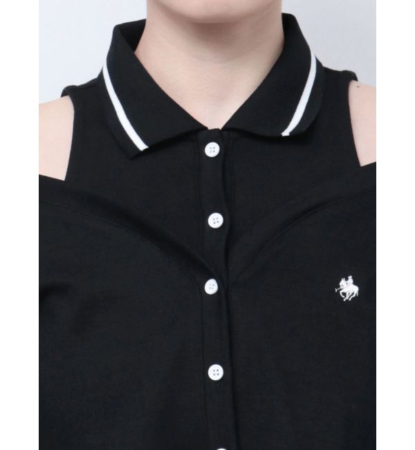 dazzlin「【POLO BCSコラボ/再生産】レイヤードポロワンピース」|ワンピース|