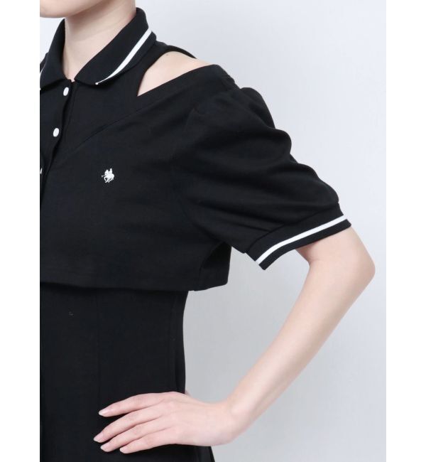 dazzlin「【POLO BCSコラボ/再生産】レイヤードポロワンピース」|ワンピース|