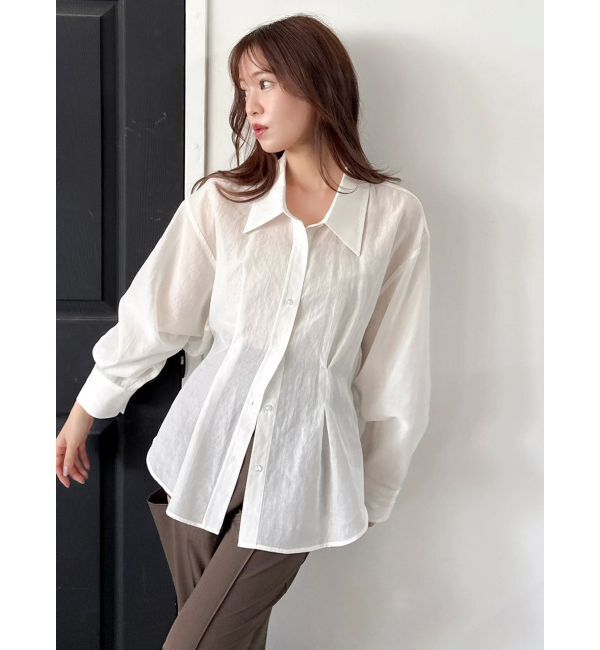 dazzlin「シアータックシャツ」|シャツ・ブラウス|