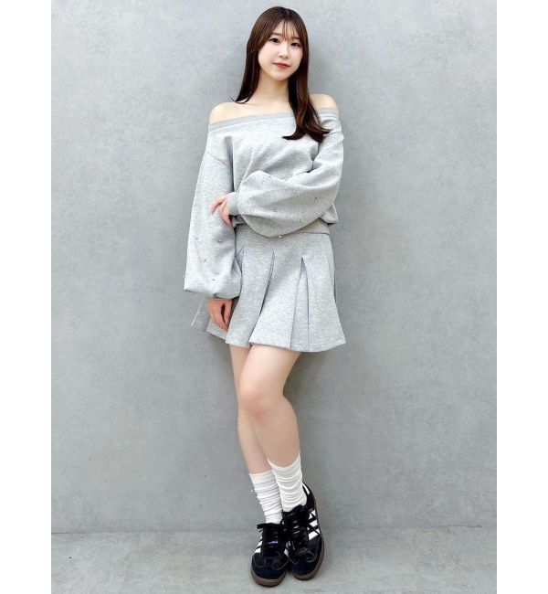 dazzlin「【20周年記念復刻！/セットアップ対応】ビジュースリーブカットプルオーバー」|Tシャツ・カットソー|