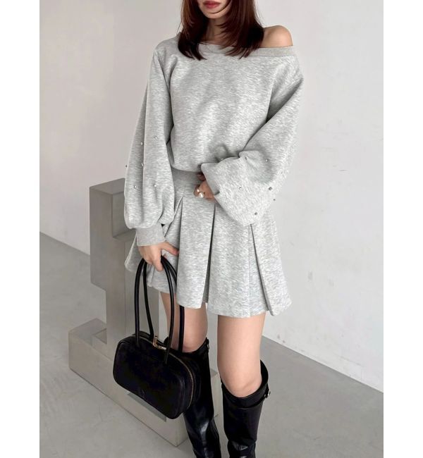 dazzlin「【20周年記念復刻！/セットアップ対応】ビジュースリーブカットプルオーバー」|Tシャツ・カットソー|