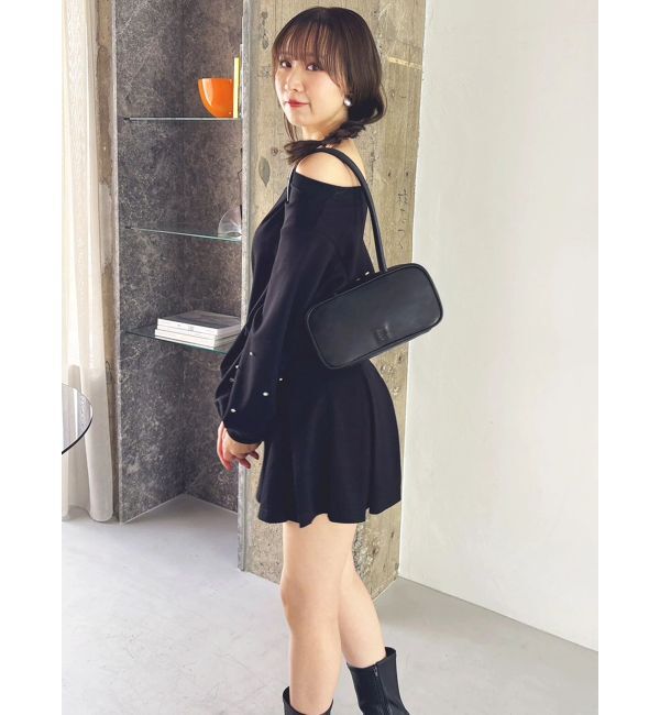 dazzlin「【20周年記念復刻！/セットアップ対応】ビジュースリーブカットプルオーバー」|Tシャツ・カットソー|