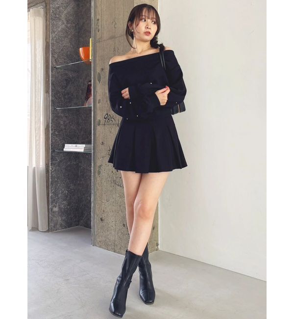 dazzlin「【20周年記念復刻！/セットアップ対応】ビジュースリーブカットプルオーバー」|Tシャツ・カットソー|