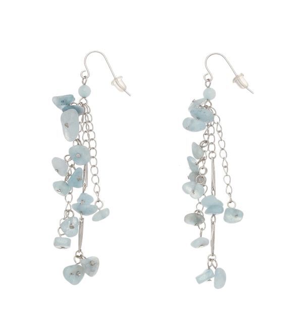 MERCURYDUO「天然石ピアス」|ピアス|ブルー