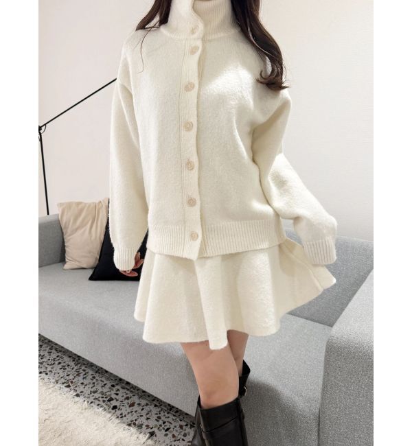 MERCURYDUO「メランジニットセットアップ」|ワンピース|