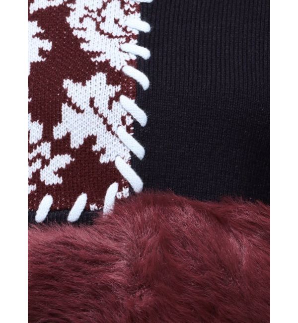 MURUA「ショルダーフラワーシャギーニット」|ニット・セーター|