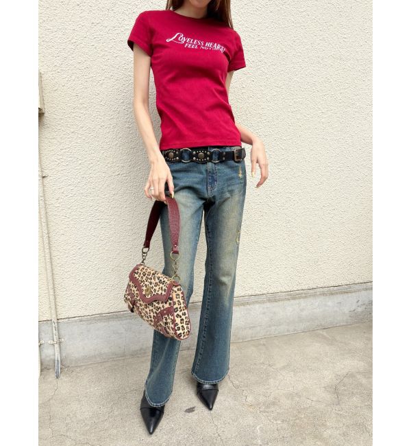 EVRIS「タイトグラフィックTシャツ」|Tシャツ・カットソー|