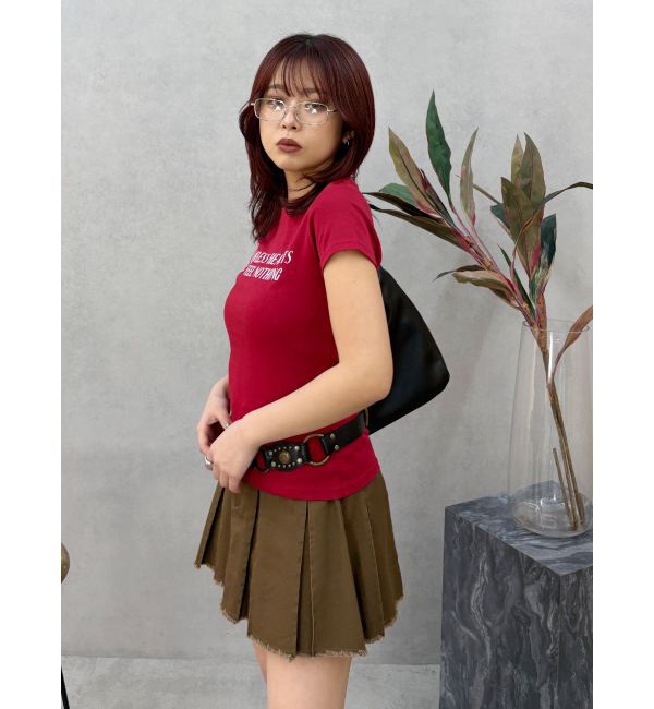 EVRIS「タイトグラフィックTシャツ」|Tシャツ・カットソー|