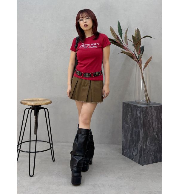 EVRIS「タイトグラフィックTシャツ」|Tシャツ・カットソー|