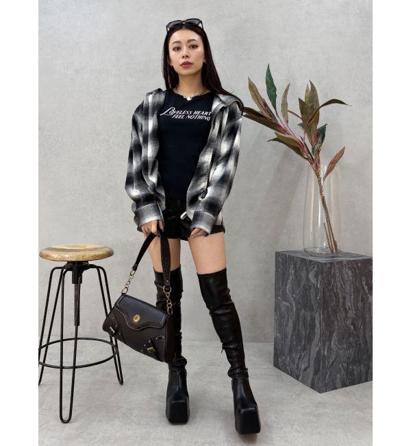 EVRIS「タイトグラフィックTシャツ」|Tシャツ・カットソー|