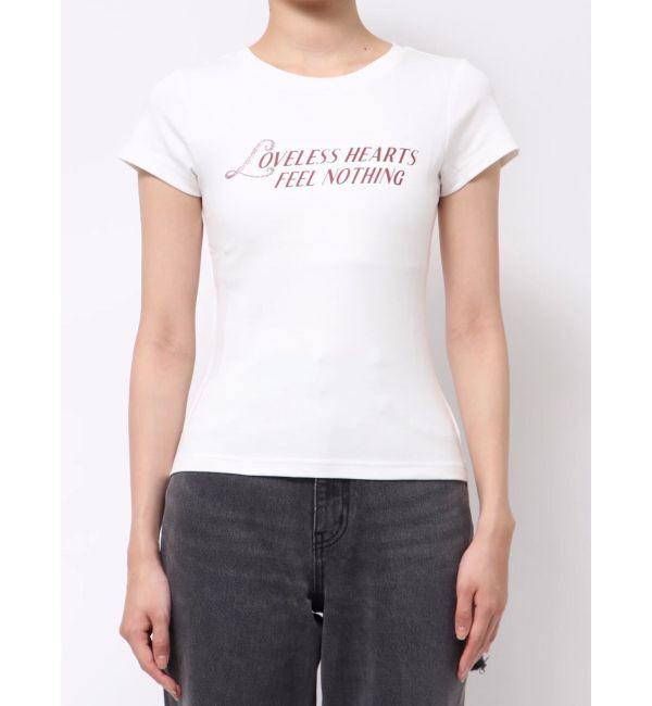 EVRIS「タイトグラフィックTシャツ」|Tシャツ・カットソー|