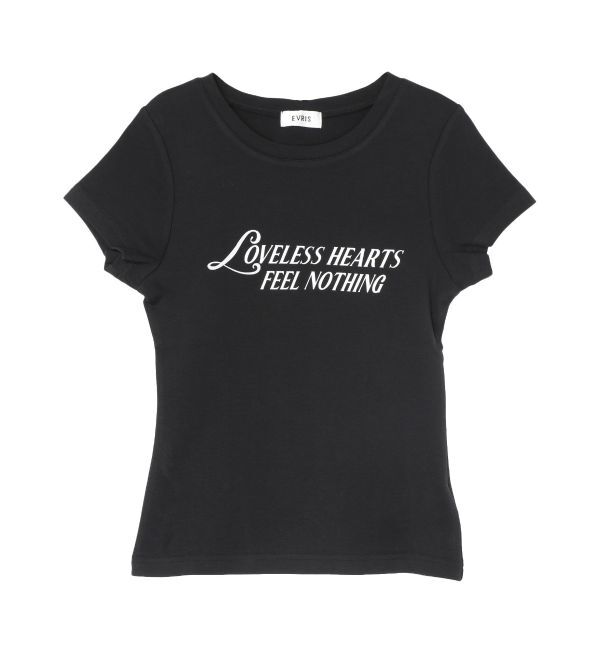 EVRIS「タイトグラフィックTシャツ」|Tシャツ・カットソー|
