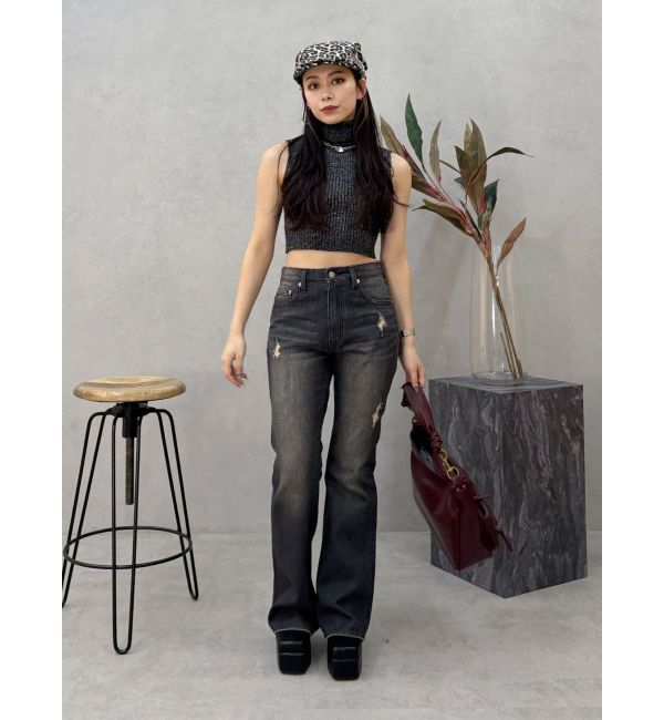 EVRIS「ラメニットノースリーブ」|ニット・セーター|