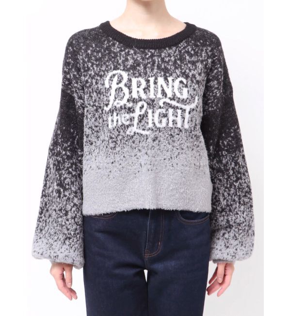 EVRIS「ロゴシャギーニットトップス」|ニット・セーター|