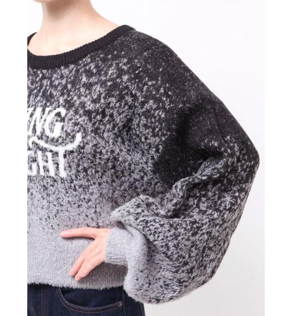 EVRIS「ロゴシャギーニットトップス」|ニット・セーター|