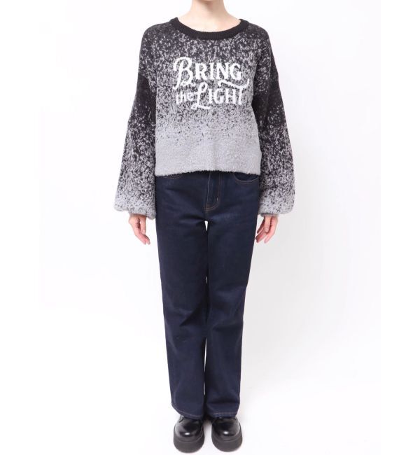 EVRIS「ロゴシャギーニットトップス」|ニット・セーター|