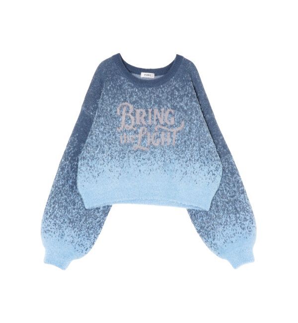 EVRIS「ロゴシャギーニットトップス」|ニット・セーター|