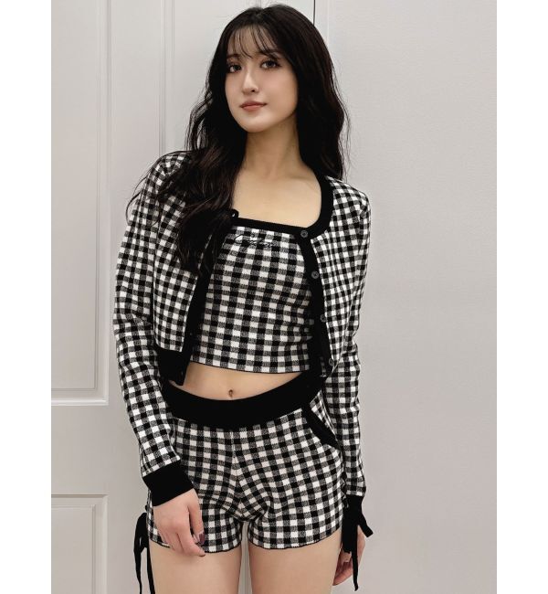 GYDA「サイドレースアップアンサンブルニット【SETUP着用可】」|ニット・セーター|