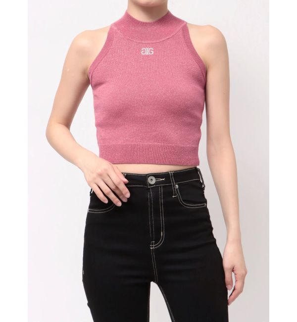 GYDA「Symmetry GYDAラメアメスリニットトップス」|ニット・セーター|