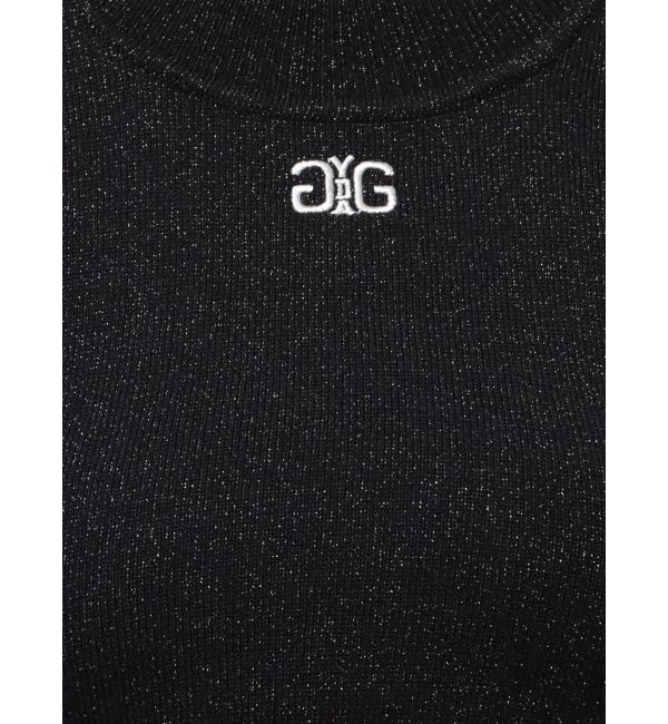 GYDA「Symmetry GYDAラメアメスリニットトップス」|ニット・セーター|